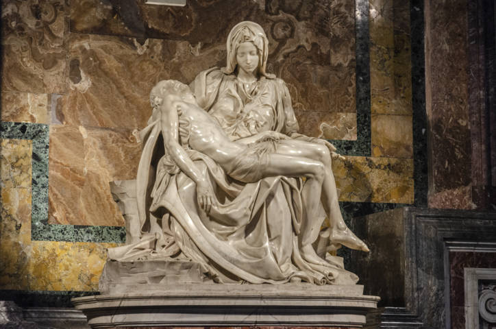 31 - Basilica de San Pedro - escultura La Piedad del Vaticano